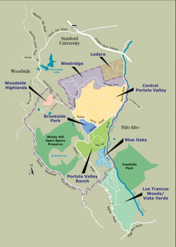 portola valley neighborhoods