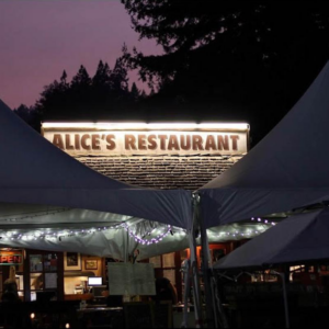 Alice's restaurant in Portola Valley